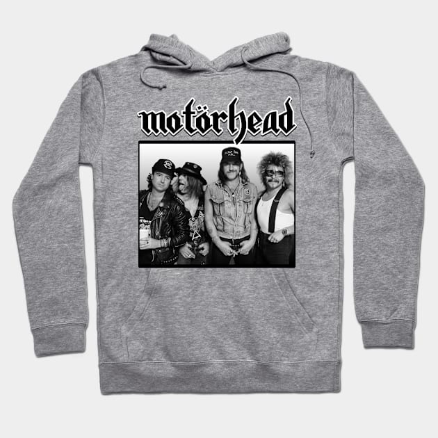 Motorhead White Black Hoodie by Pemandangan Kenangan 2000